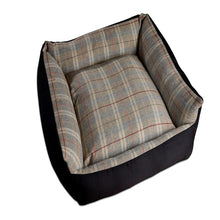 Load image into Gallery viewer, Tweed Wool Cosy Dog Bed
