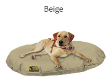 Load image into Gallery viewer, Waterproof Oval Dog Cushion (Memory Foam Crumb Filling)
