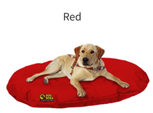 Load image into Gallery viewer, Waterproof Oval Dog Cushion (Memory Foam Crumb Filling)
