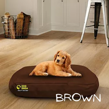 Load image into Gallery viewer, Waterproof Oval Dog Cushion (High Loft Fibre Filling)
